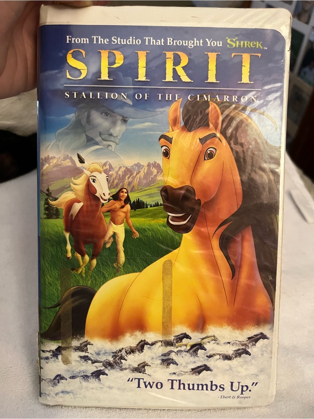 Spirit Stallion of the Cimarron VHS DreamWorks Animated Movie 2002 Clamshell